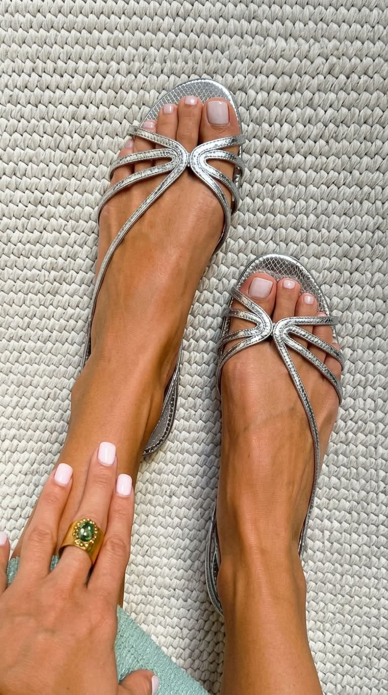 Ginebra | Sandalias Doradas Elegancia de Verano