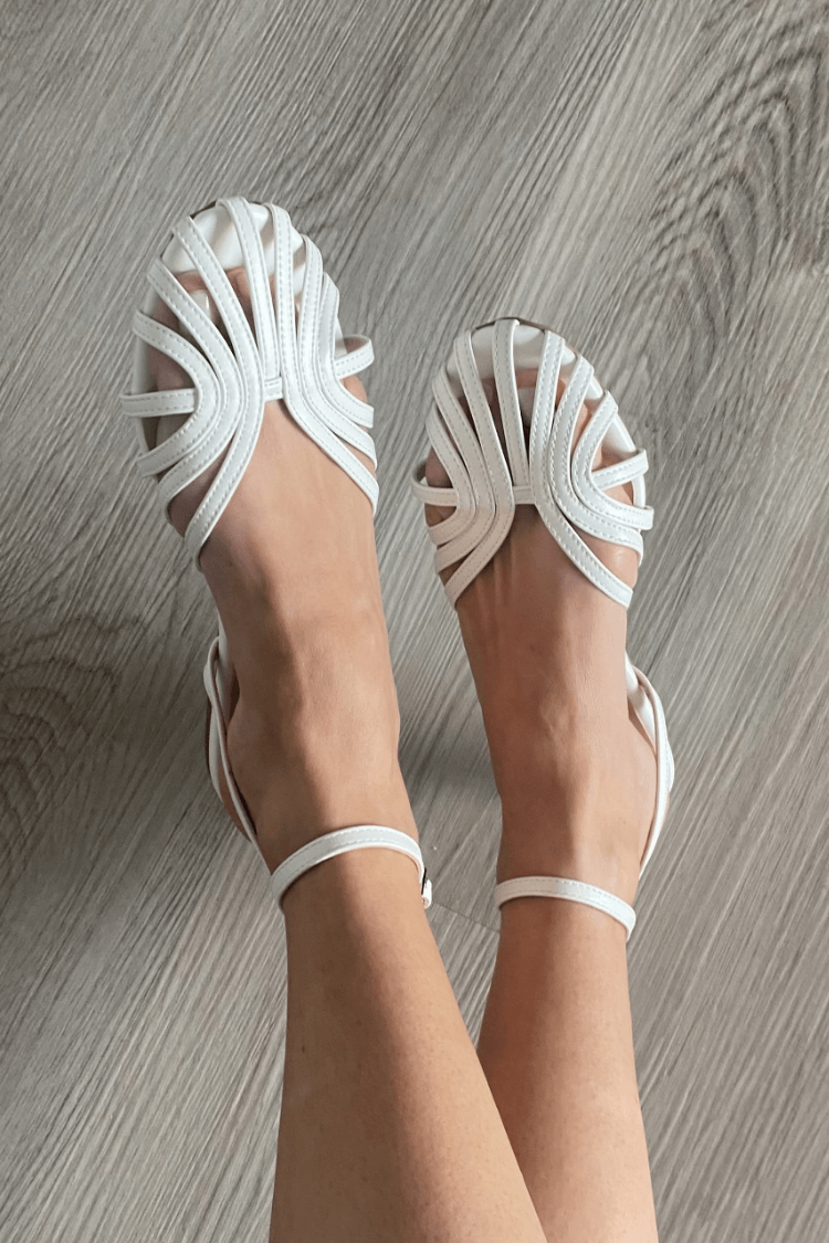 Victoria | Sandalias Joya Doradas