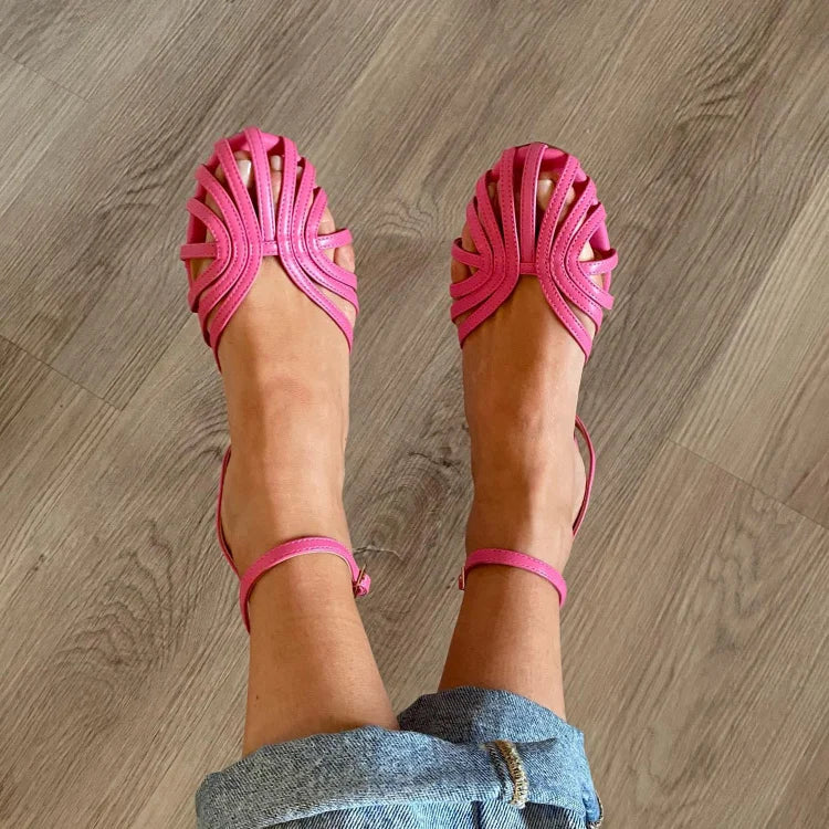 Victoria | Sandalias Joya Doradas