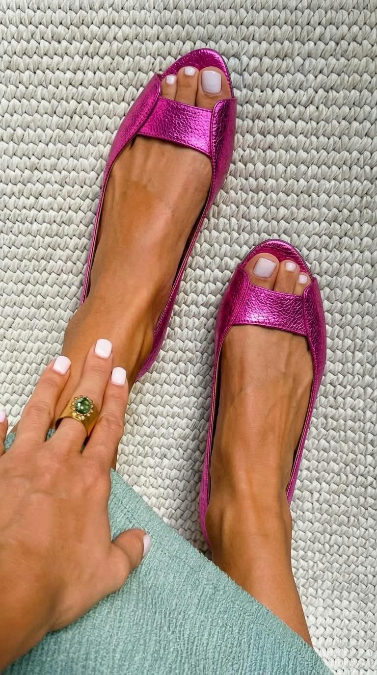 Adelina | Sandalias Doradas Cómodas
