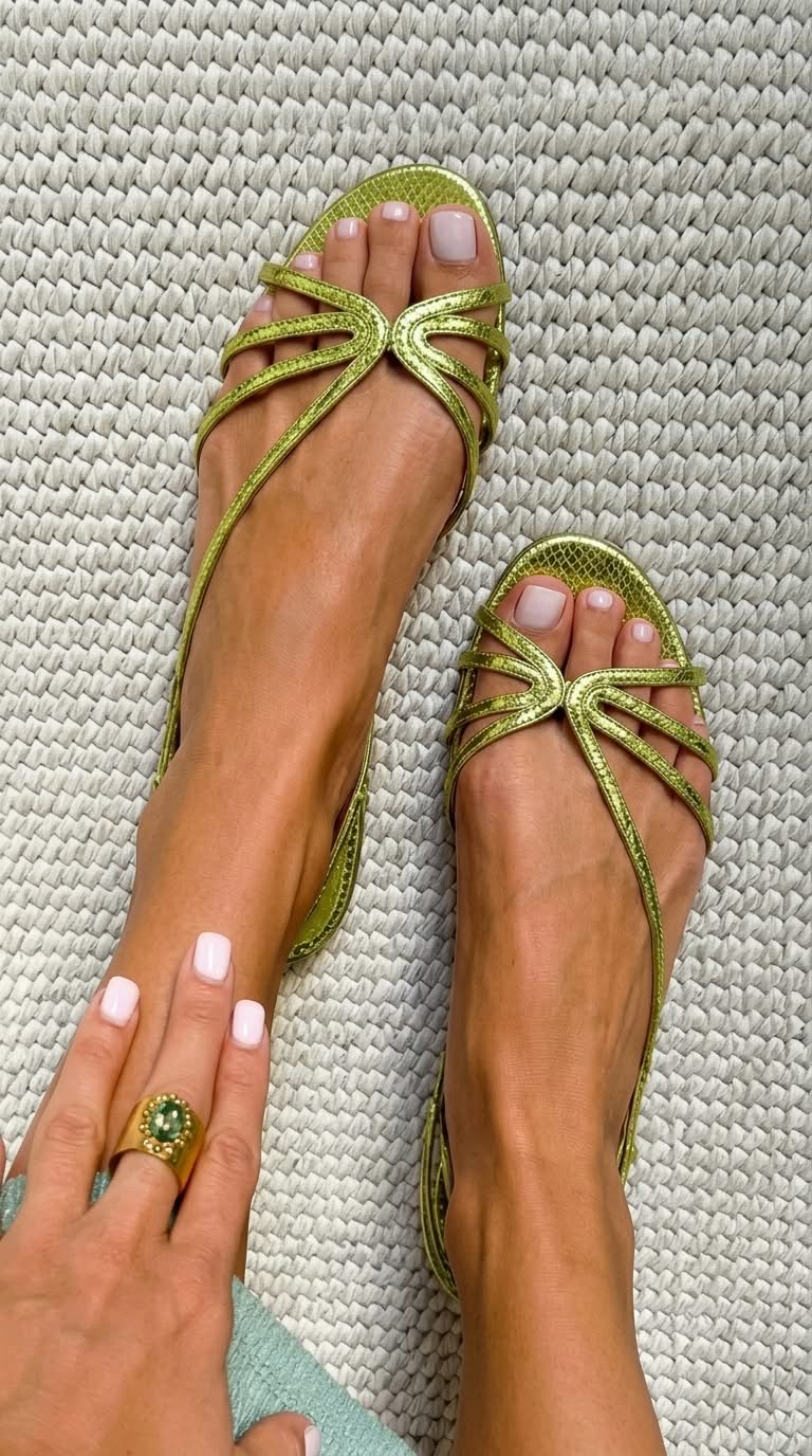Ginebra | Sandalias Doradas Elegancia de Verano
