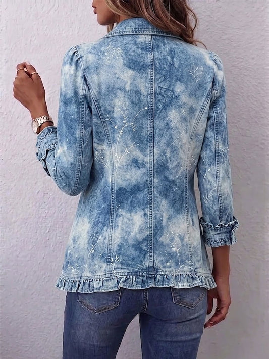 Genoveva | Chaqueta Botánica Degradado