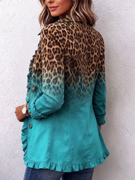 Mercedes | Chaqueta Blazer Leopardo Degradado